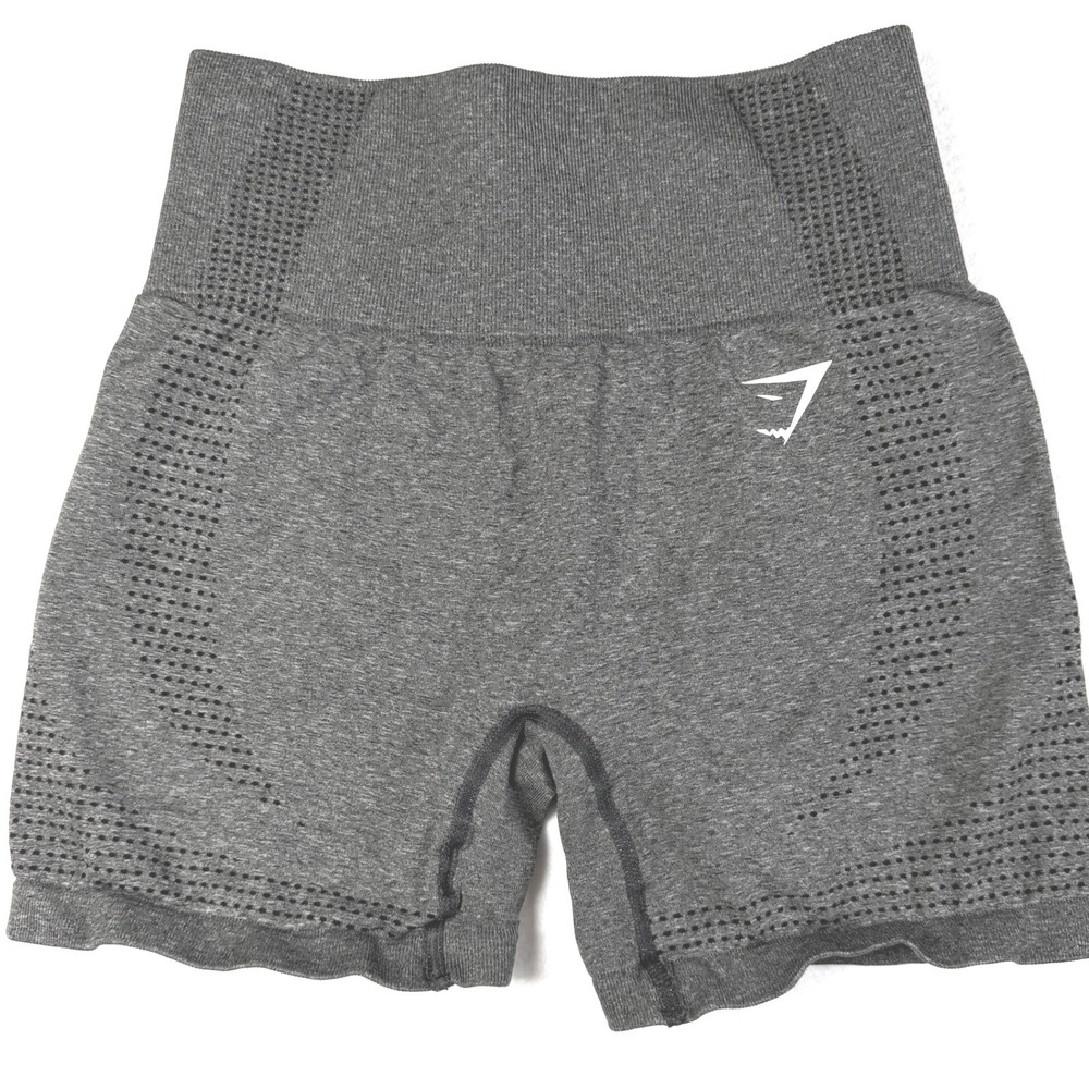 Gymshark Energy+ Seamless Shorts Charcoal Grey Marl GLSH5345 Small